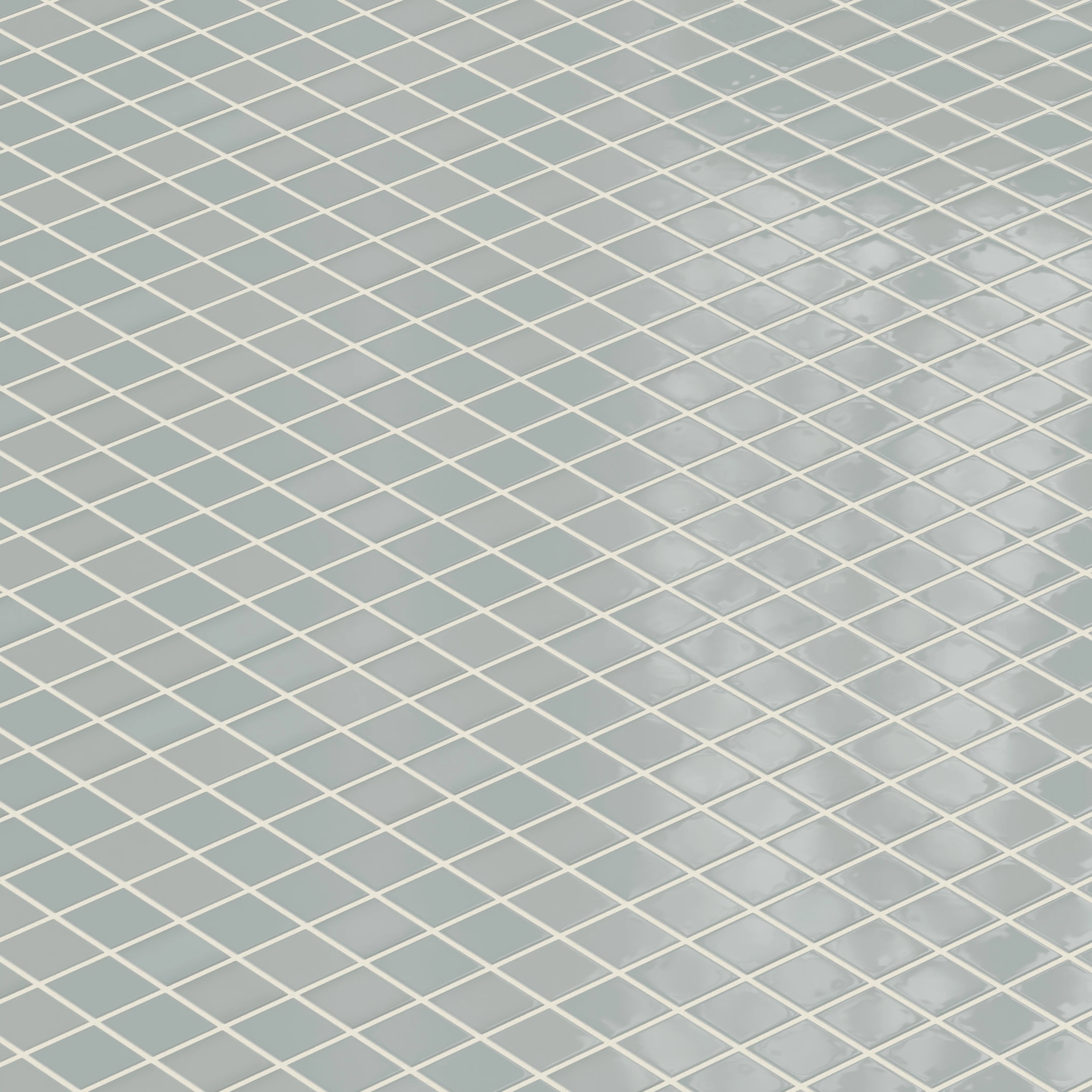 2x2 Straight Set Sheeted Natural Press Ceramic Mosaic Tile in Hood River Gloss - Storm Tile LLC