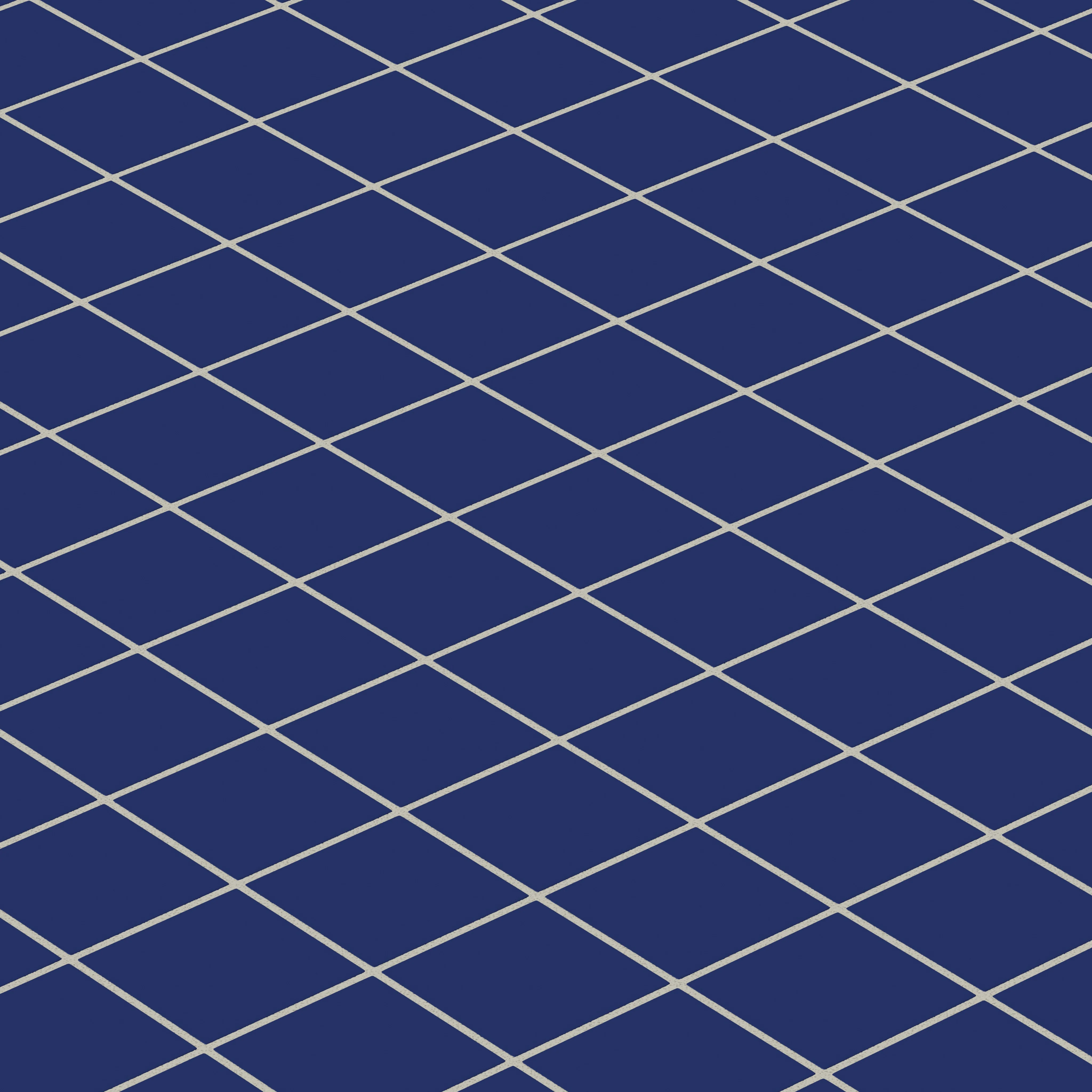 3x3 Straight Set Sheeted Natural Press Ceramic Mosaic Tile in Ultramarine Matte - Storm Tile LLC