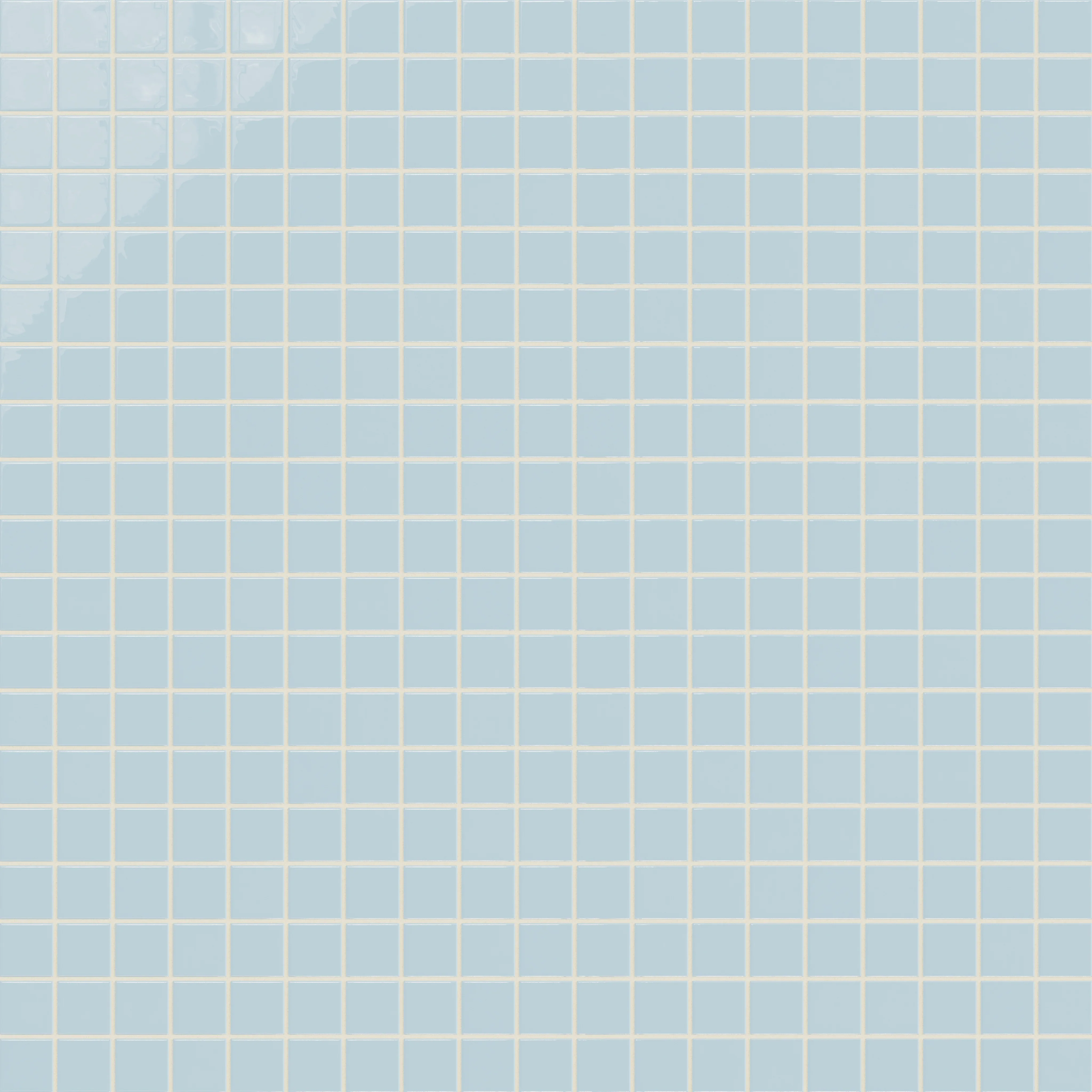 2x2 Straight Set Sheeted Natural Press Ceramic Mosaic Tile in Egyptian Blue Gloss - Storm Tile LLC