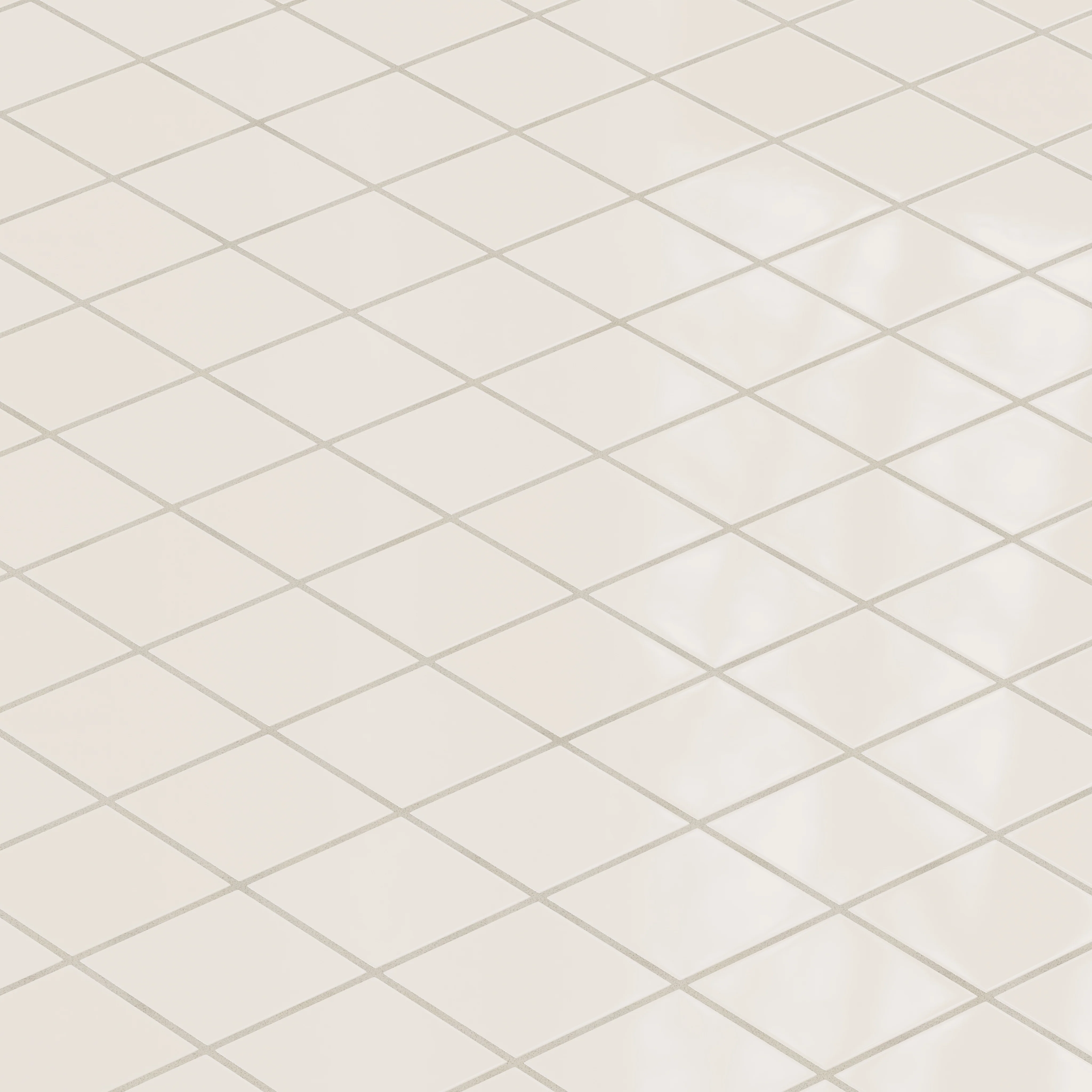 3x3 Straight Set Sheeted Natural Press Ceramic Mosaic Tile in Pearl Gloss - Storm Tile LLC