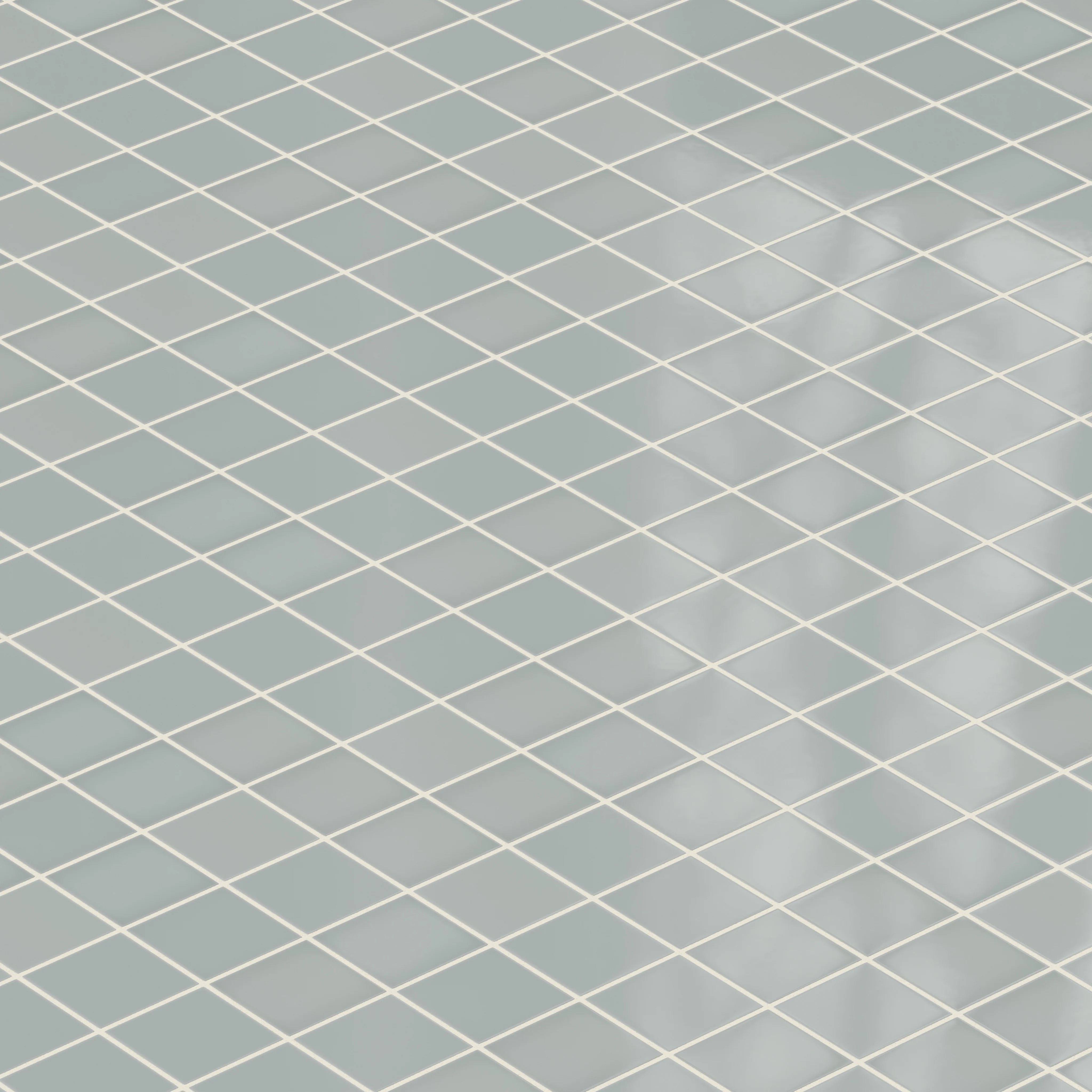 3x3 Straight Set Sheeted Natural Press Ceramic Mosaic Tile in Hood River Gloss - Storm Tile LLC