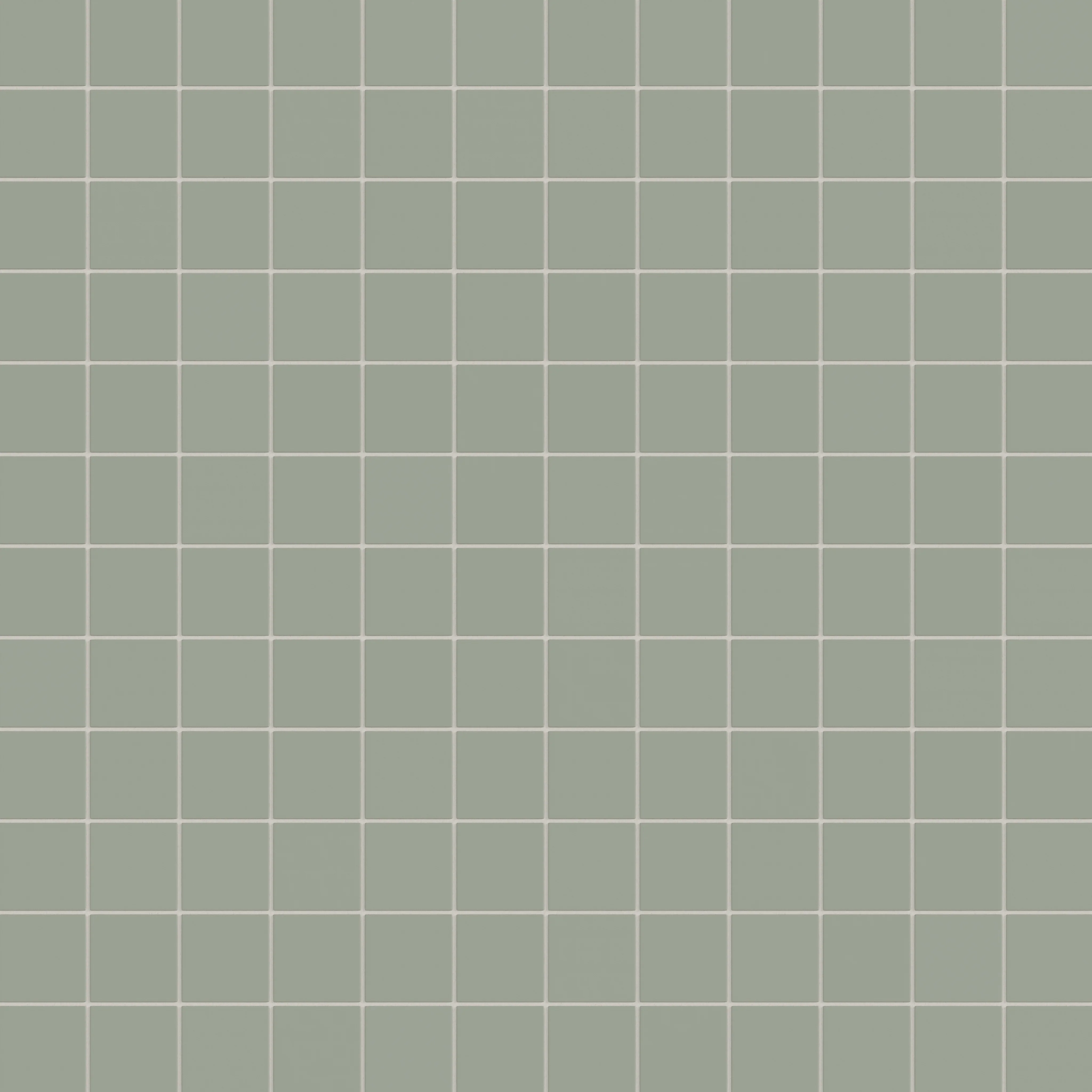 3x3 Straight Set Sheeted Natural Press Ceramic Mosaic Tile in Terre Verte Matte - Storm Tile LLC