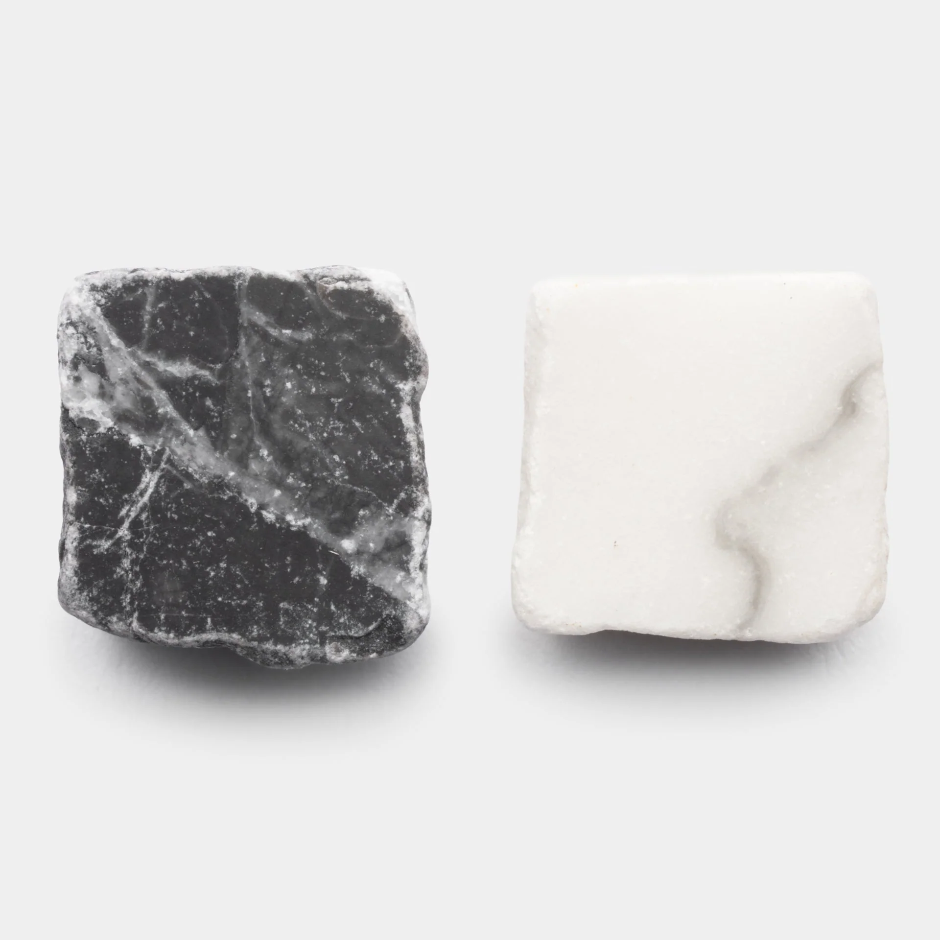 Mini Check in Carrara + Grigio Carnico - Storm Tile LLC