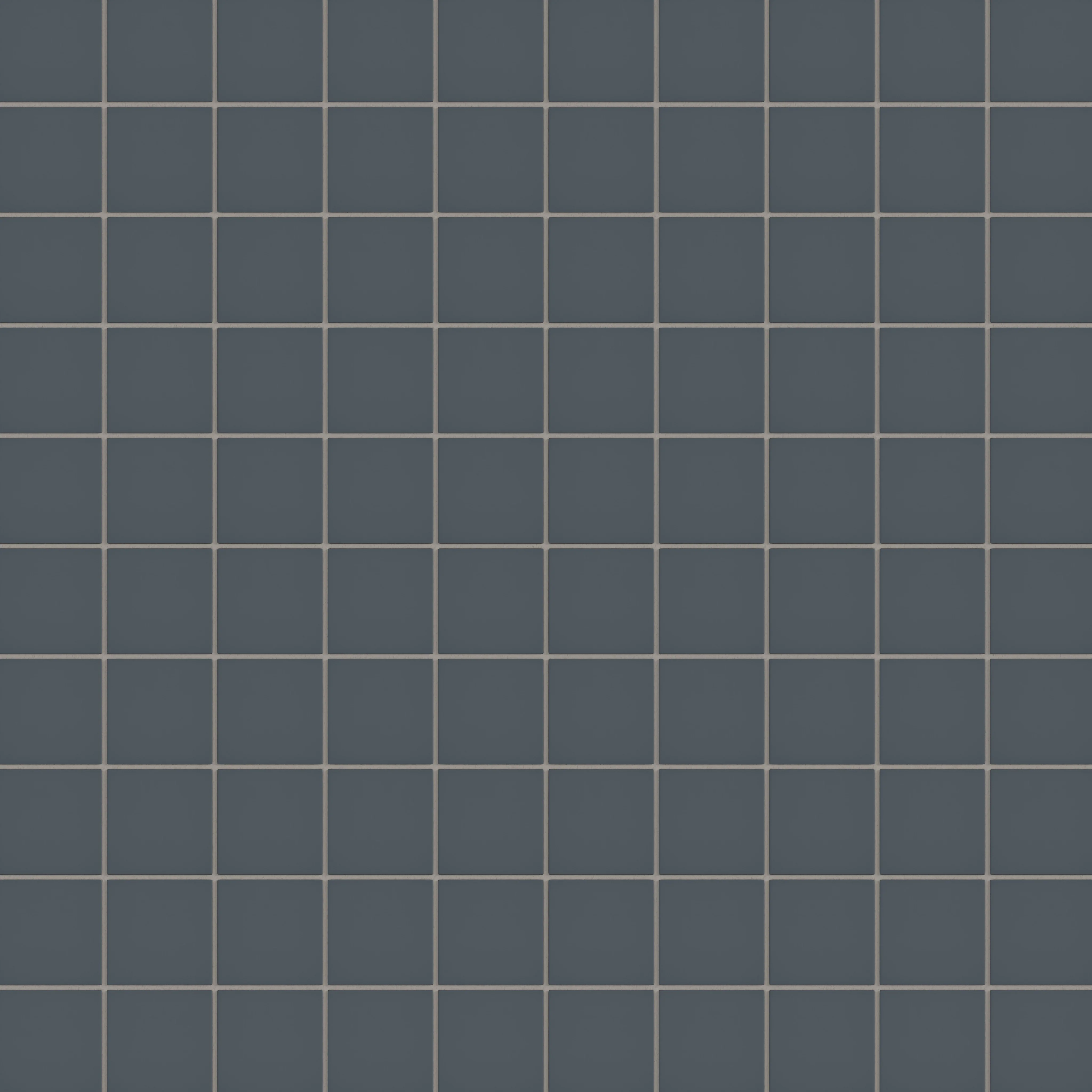 3x3 Straight Set Sheeted Natural Press Ceramic Mosaic Tile in Indigo Matte - Storm Tile LLC