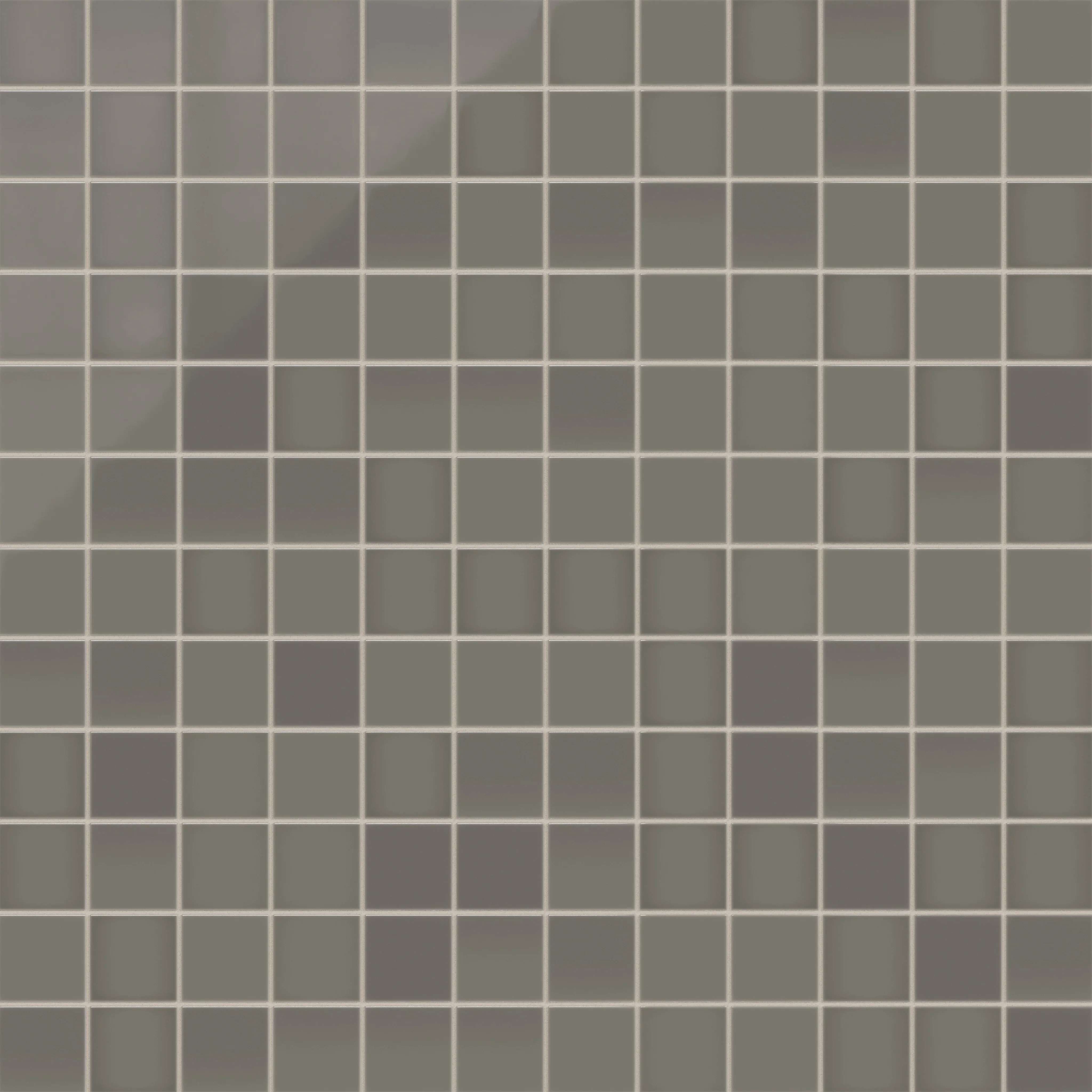 3x3 Straight Set Sheeted Natural Press Ceramic Mosaic Tile in Timberline Gloss - Storm Tile LLC