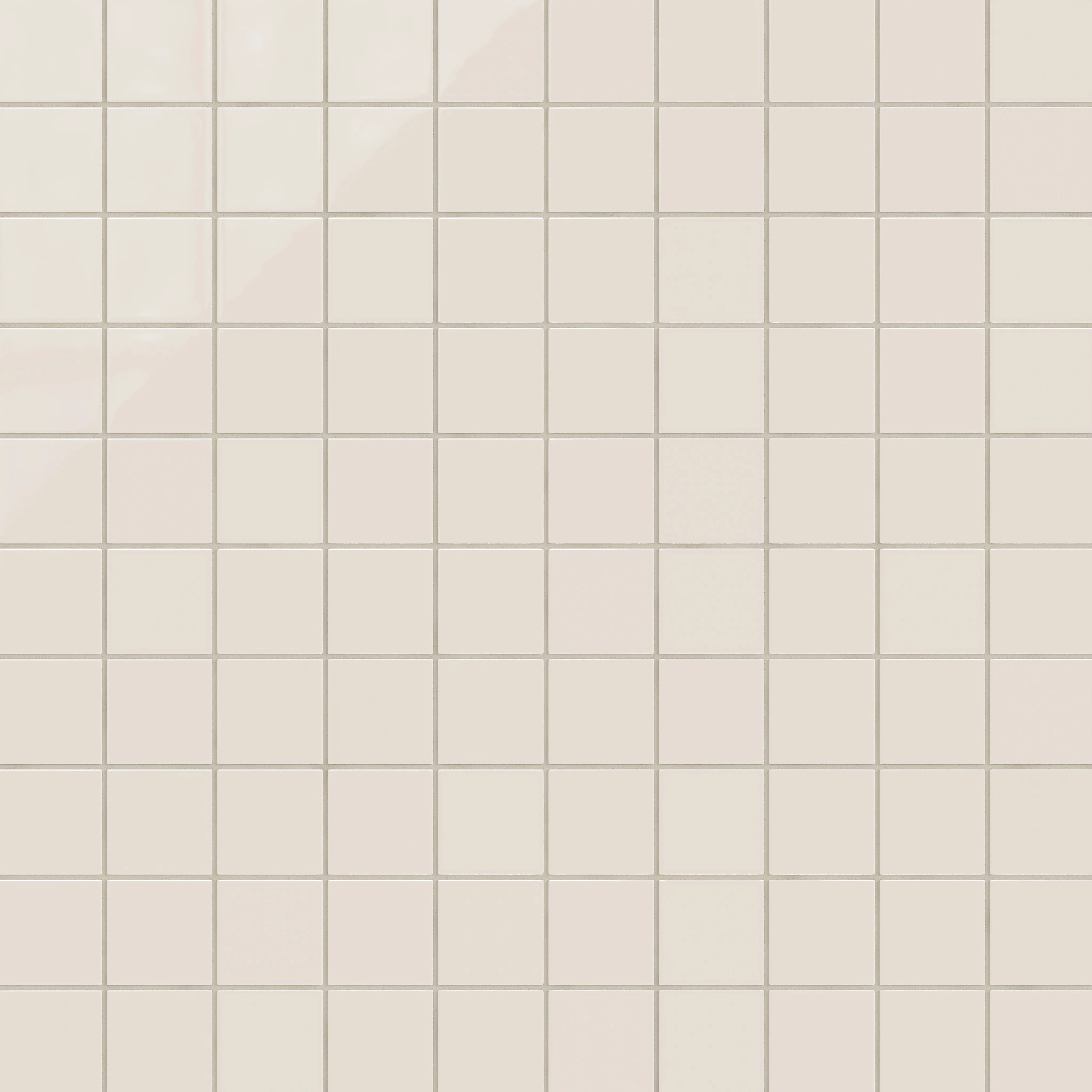 3x3 Straight Set Sheeted Natural Press Ceramic Mosaic Tile in Pearl Gloss - Storm Tile LLC