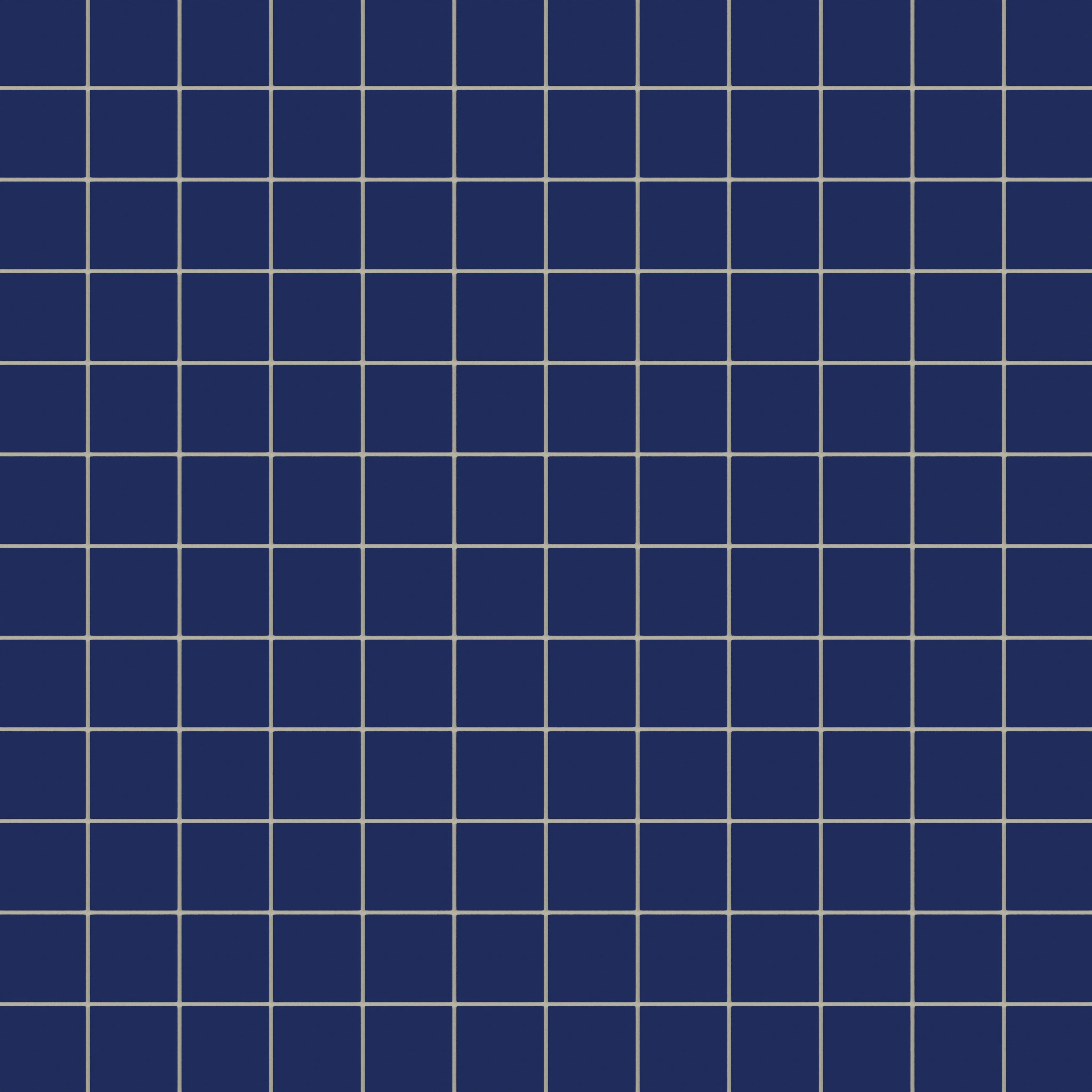 3x3 Straight Set Sheeted Natural Press Ceramic Mosaic Tile in Ultramarine Matte - Storm Tile LLC