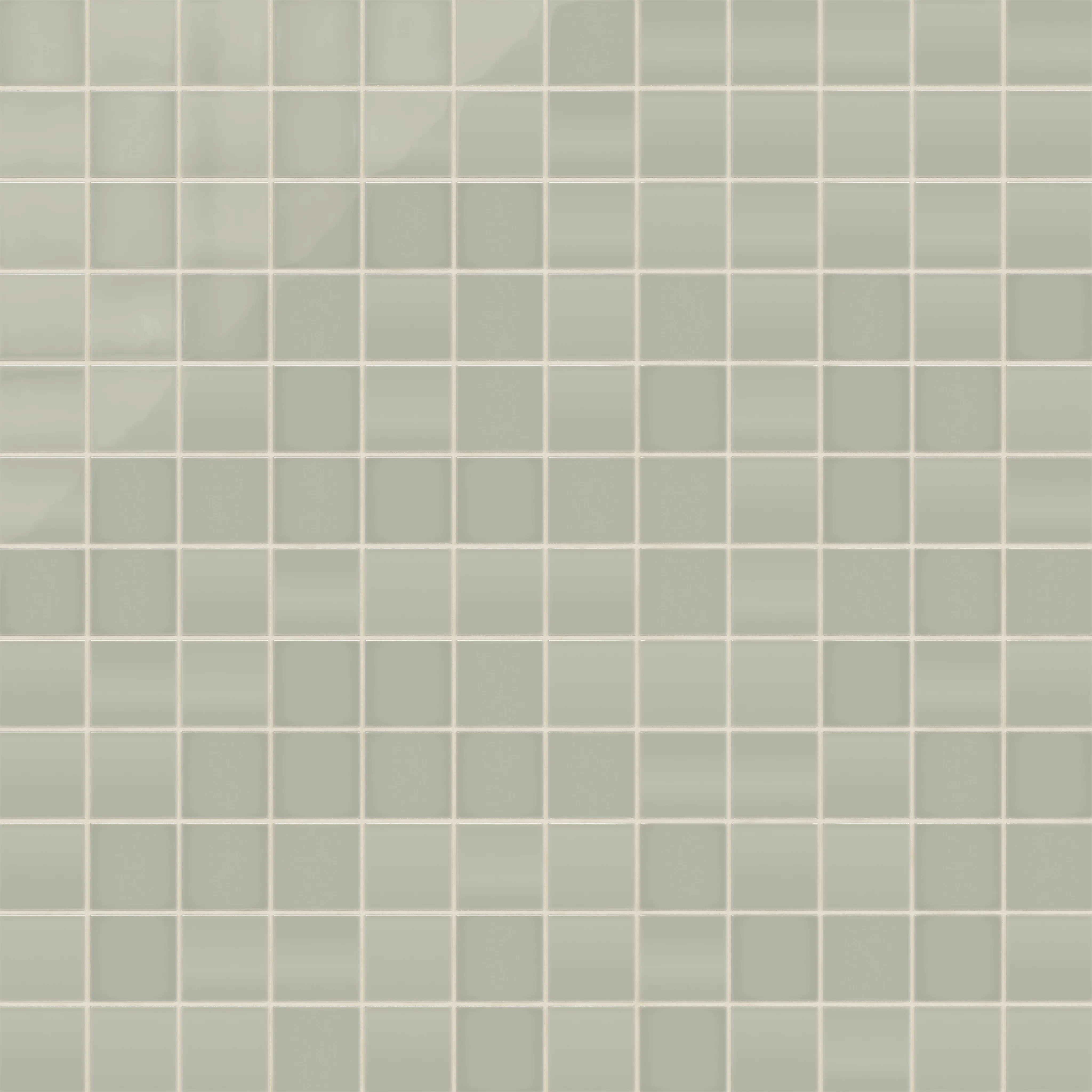 3x3 Straight Set Sheeted Natural Press Ceramic Mosaic Tile in Manzanita Gloss - Storm Tile LLC