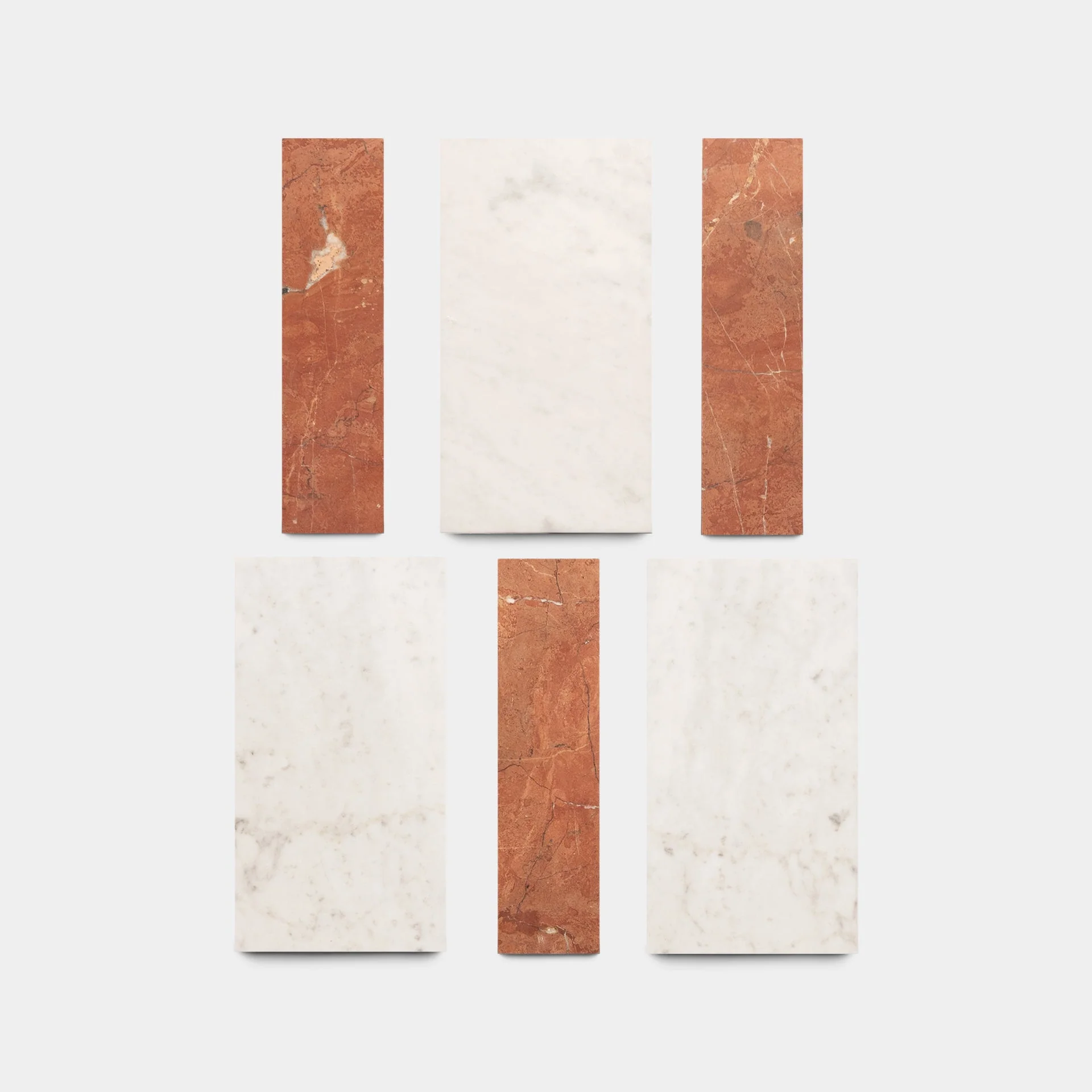Lorenzo in Carrara + Rosso Alicante - Storm Tile LLC