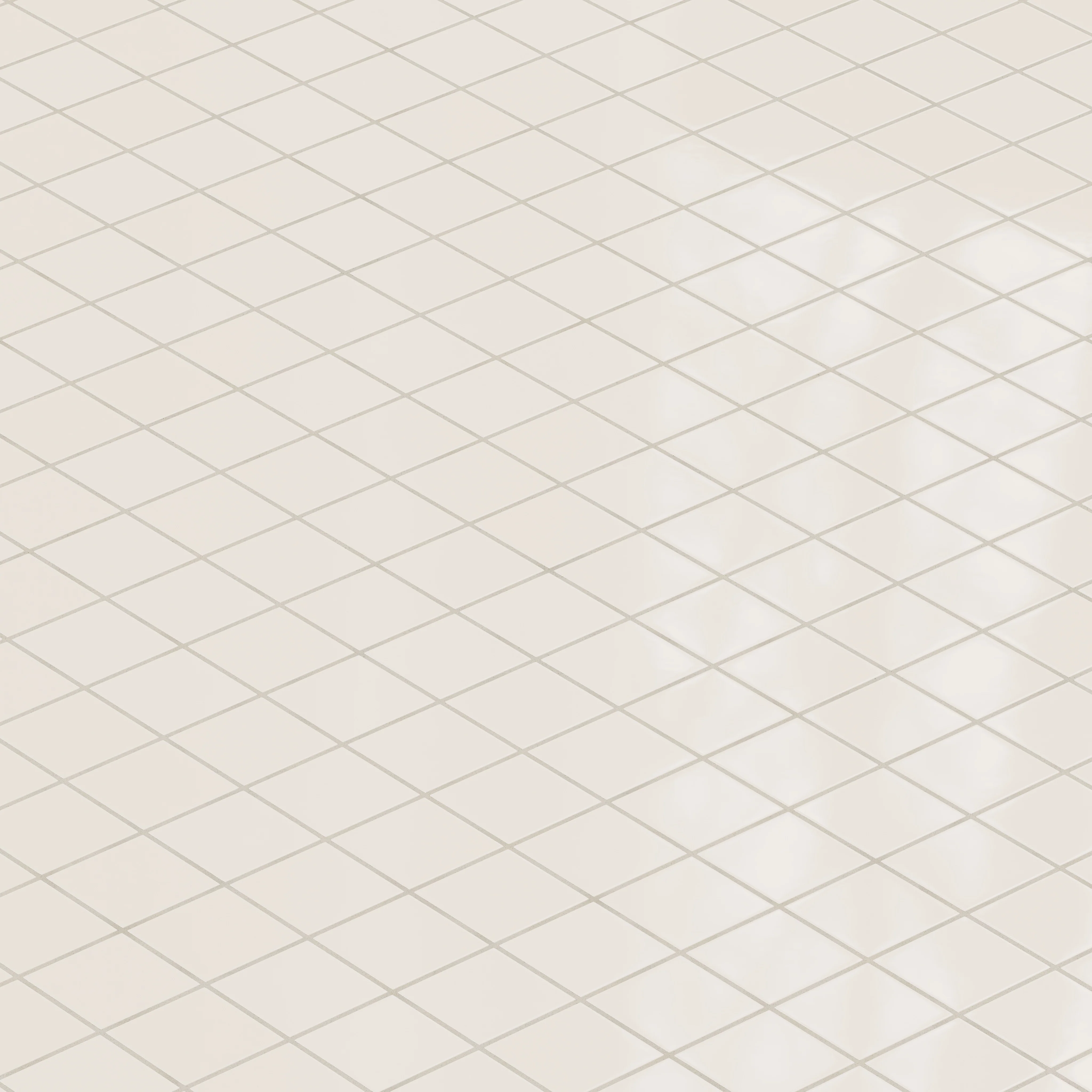 3x3 Straight Set Sheeted Natural Press Ceramic Mosaic Tile in Pearl Gloss - Storm Tile LLC