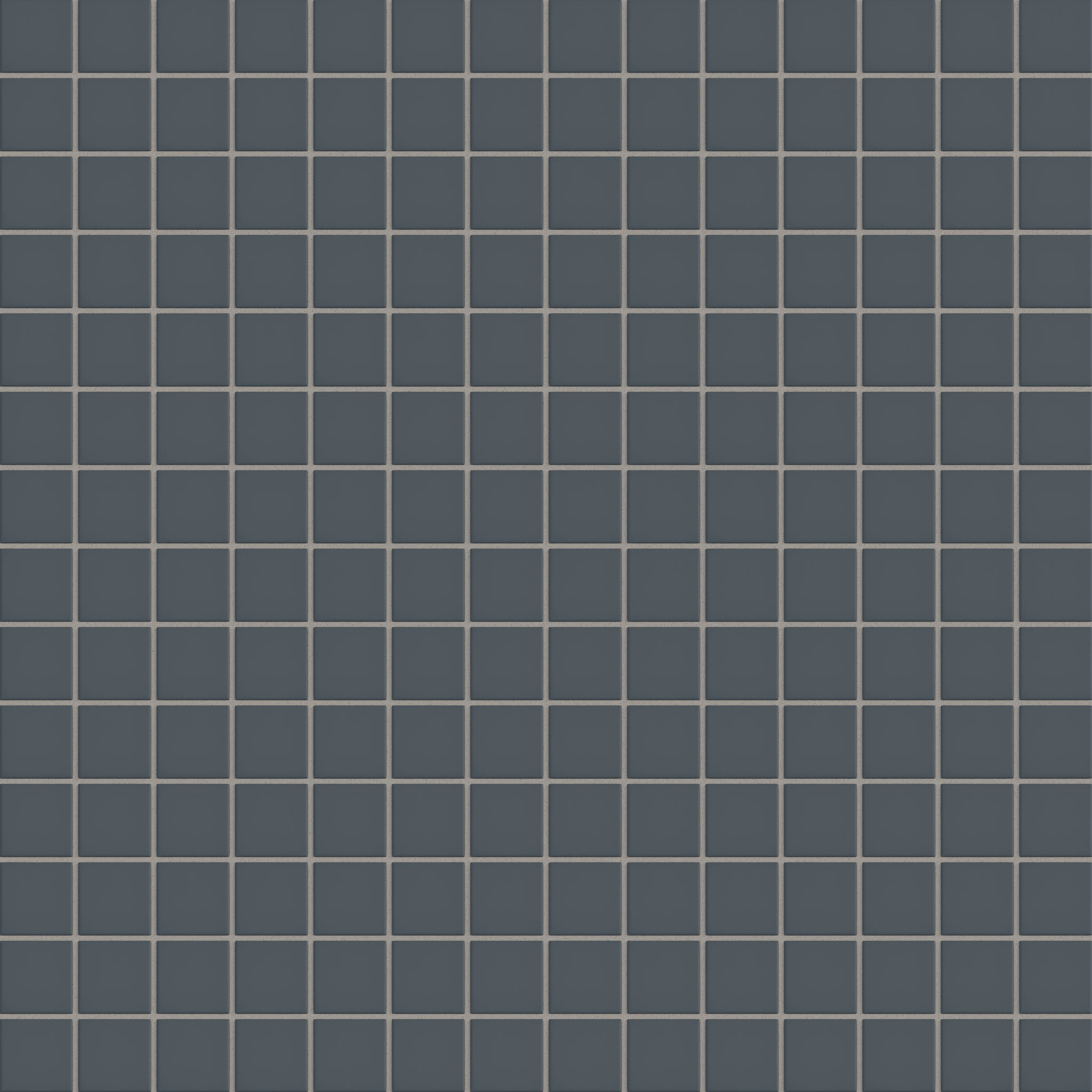 2x2 Straight Set Sheeted Natural Press Ceramic Mosaic Tile in Indigo Matte - Storm Tile LLC