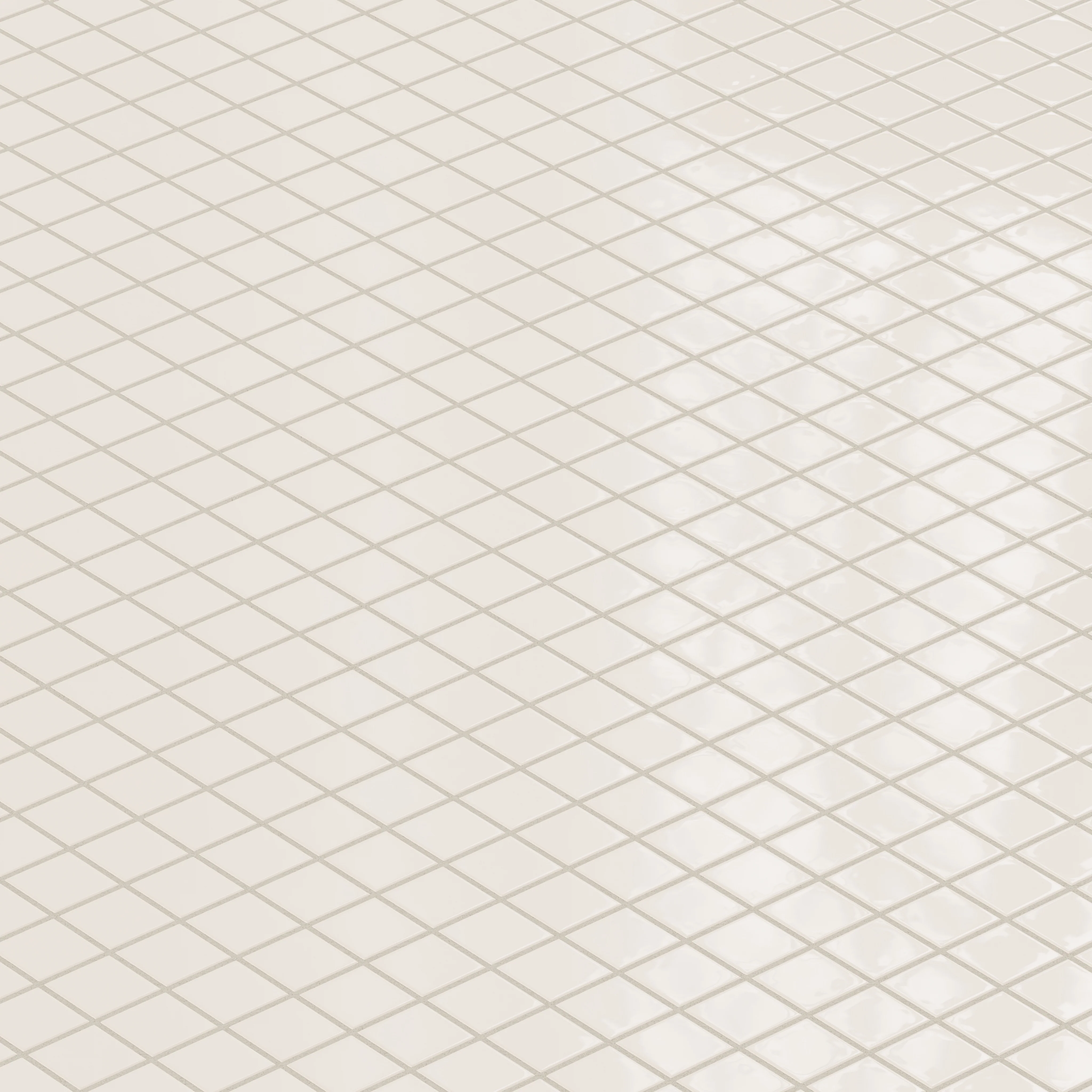 2x2 Straight Set Sheeted Natural Press Ceramic Mosaic Tile in Pearl Gloss - Storm Tile LLC