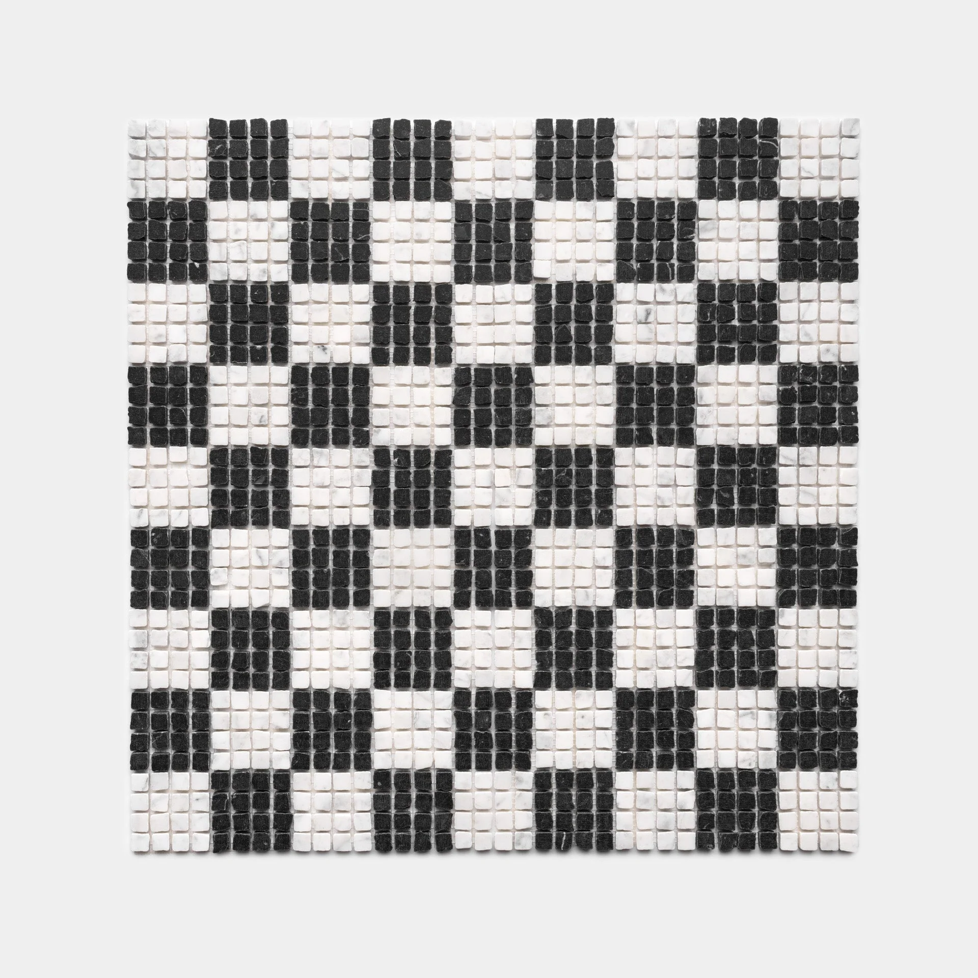 Check in Carrara + Nero Marquina - Storm Tile LLC