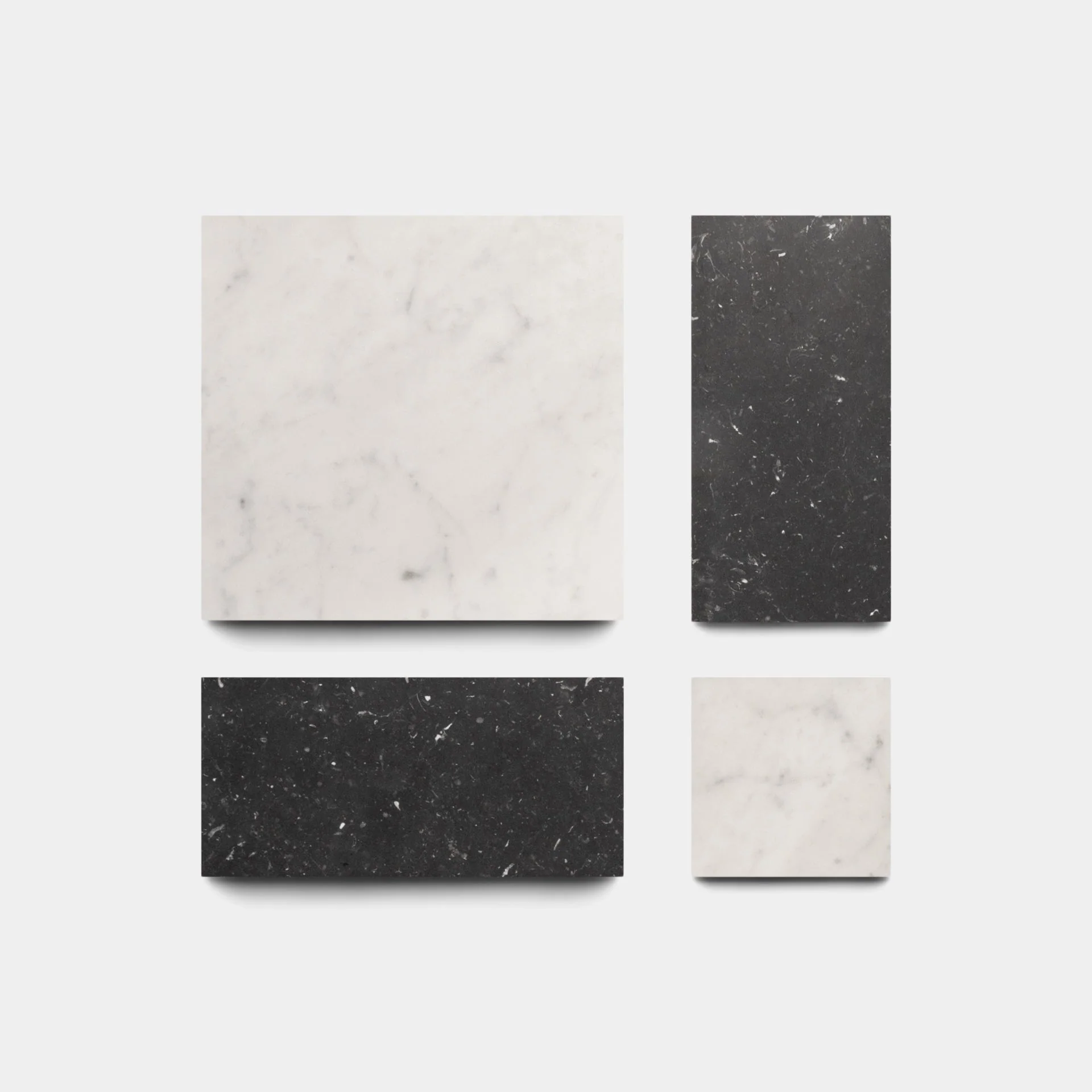 Etna in Carrara + Nero Marquina - Storm Tile LLC