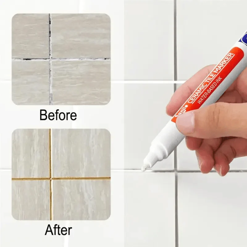 Waterproof Grout Filler Pen for Tile Repair – 1 PCS - Storm Tile LLC