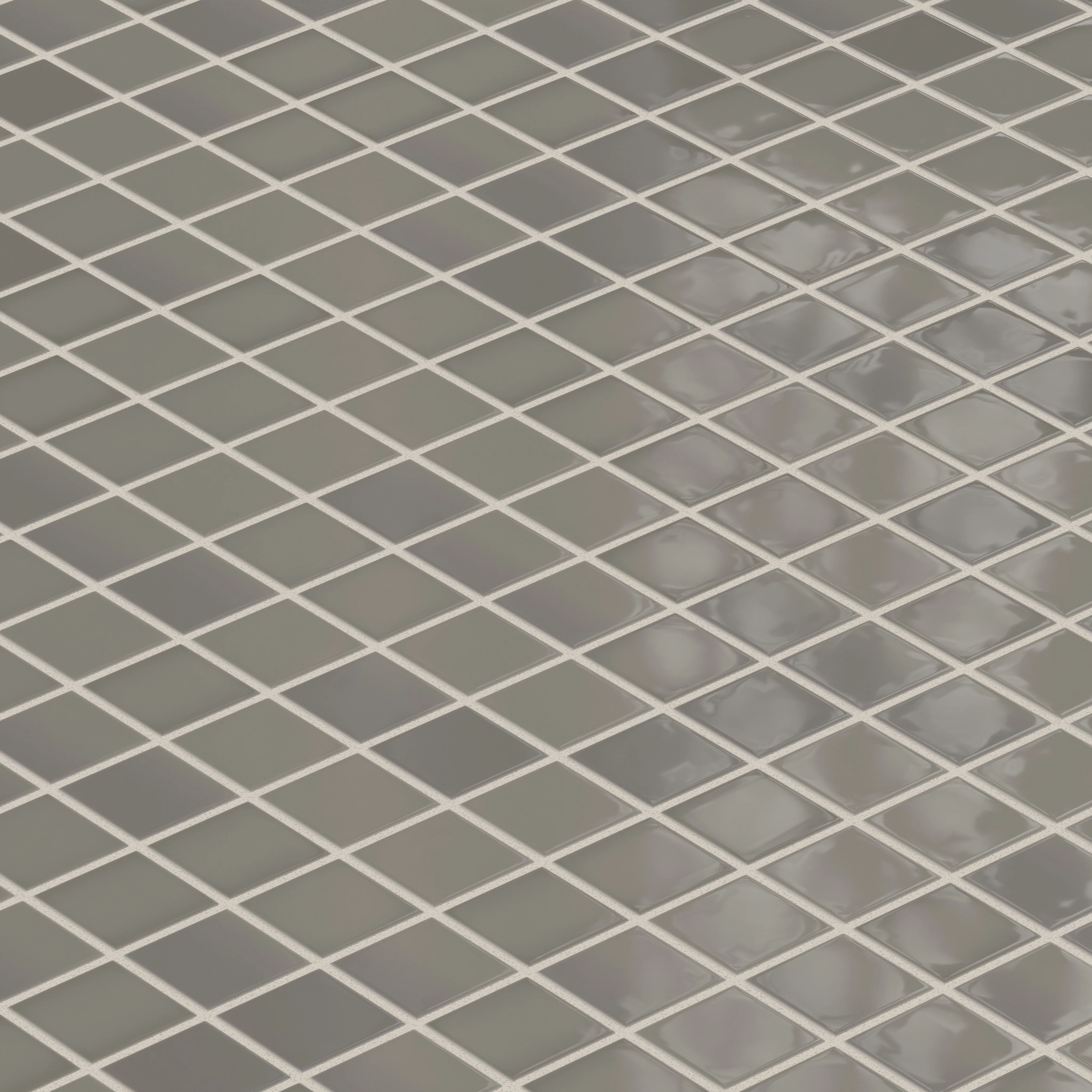 2x2 Straight Set Sheeted Natural Press Ceramic Mosaic Tile in Timberline Gloss - Storm Tile LLC